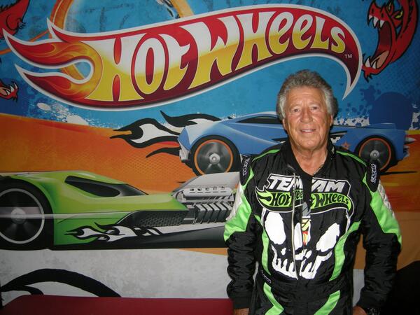 Hot_Wheels's tweet image. Wait, people slow down with age? No way! Happy Birthday to the #WorldsFastestMan @MarioAndretti ! #GoForIt #HotWheels