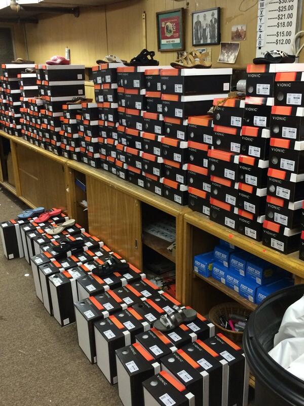 LokersShoes's tweet photo. Today we are putting 34 different styles of Vionic (formerly known as Orthaheel) sandals on the shelves! http://t.co/4vmupQUpS0