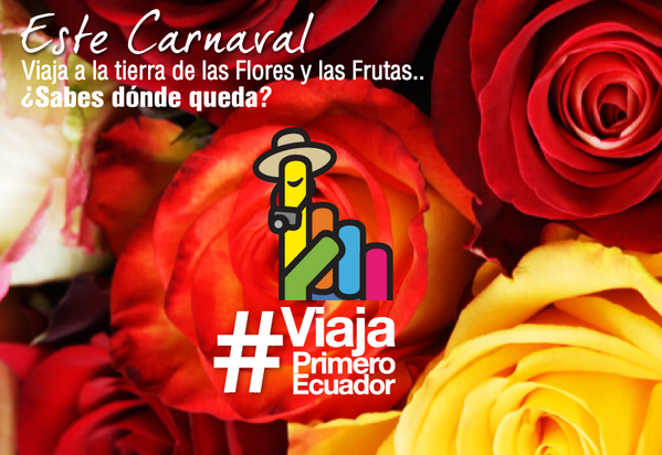 TurismoEc's tweet photo. Desde el 1 al 4 de marzo disfrutar de #Ecuador #MevoydeCarnaval http://t.co/MPD6fT9tsn http://t.co/Bf0ws3UxbR