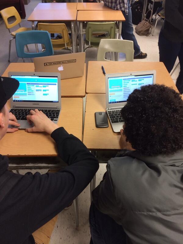 ballantynedj's tweet image. Learning to code a Flappy Birds game #bciffp #iterativeprocess
