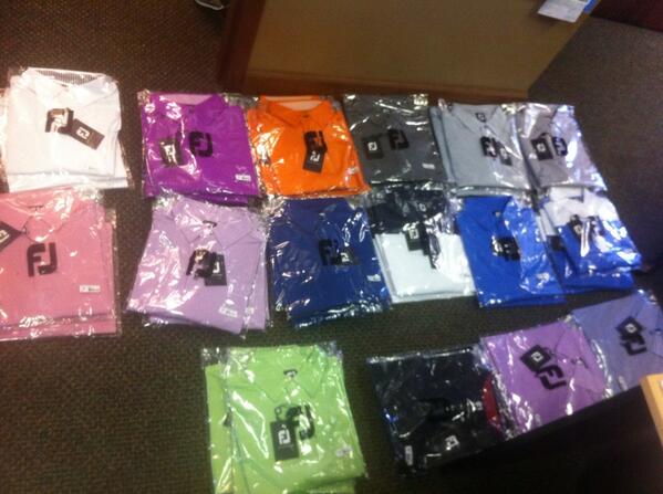 cypressridgeKS's tweet photo. Our new favorite @FootJoy polo? Hmm.... Eenee, meenee, miney, mo... #springtime http://t.co/BKaDvBRe1v