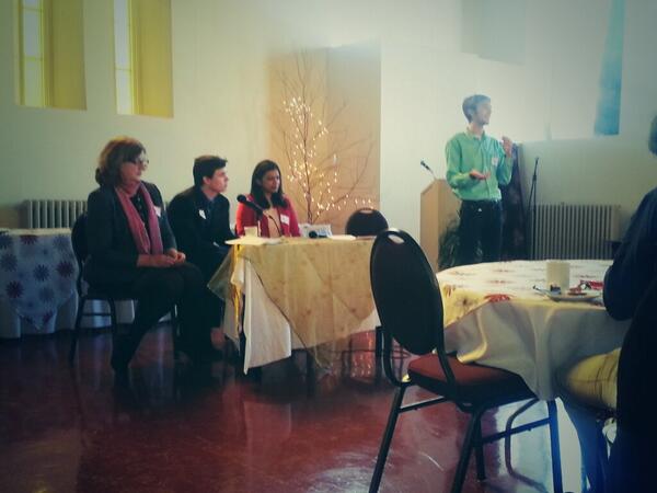 DraftCam's tweet image. Kickin off a talk about #socialentrepreneurship at Dal w/ @Mary_Kilfoil @TaylorQuinn92 @Namita_Rajani @ThomasMBattle