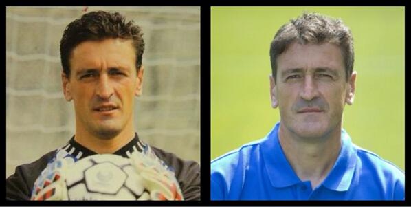 QueFueDe_'s tweet photo. ¿Qué fue de... Pedro Jaro? Ex portero de #RealMadrid o #MalagaCF actualmente es entrenador de porteros del #Dnipro. http://t.co/ToCKrSwH8A