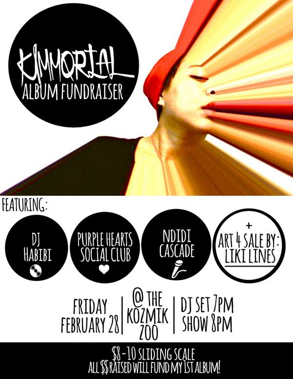 artistsofcolor's tweet photo. TONIGHT! Feb 28: a night of hip hop to support female emcees/local talent in #VANCITY $10 @KozmikZoo @VancityBuzz http://t.co/kAIrZjpX2A