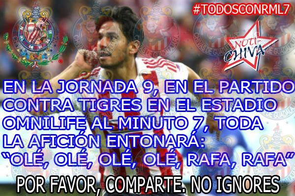 NOTI_CHIVA's tweet image. #TodosConRML7!, da RT! @AficionChiva @Aficiona2Chivas @ReligionSagrada @VozAficionChiva @chapis_herrera @marisolglzz