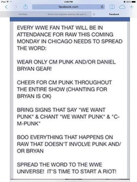 DiazAlex79's tweet image. #WeWantPunk #CMPunkRevolution