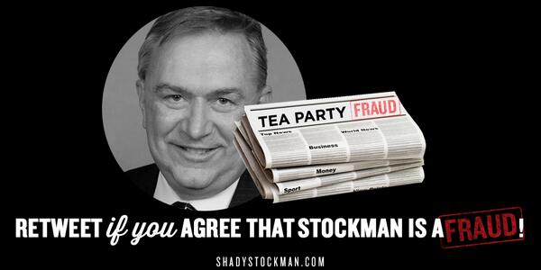 ShadyStockman's tweet photo. RETWEET if you agree with the Tea Party that @StockmanSenate is a FRAUD! #ShadyStockman http://t.co/NJtTVLQKi2