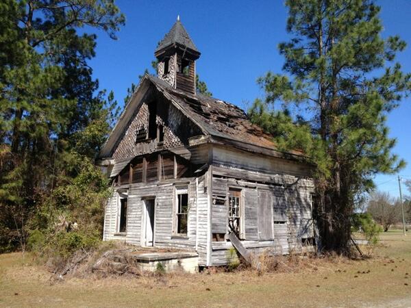 CountyTrip's tweet image. What's left of Ezekiel New Congregational Methodist Church outside of #waycross. Amazing site #warecounty #counties