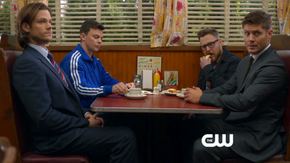 cw_spn's tweet photo. The Ghostfacers are reporting for duty this Tuesday on an all new #Supernatural! http://t.co/WIa1BdJ7Fs http://t.co/jGncFfWehl