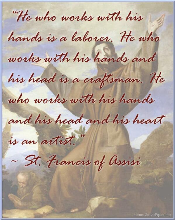 diosgloria's tweet photo. St. Francis of Assisi http://t.co/93eIZQuCeH http://t.co/AVmNr85vrs