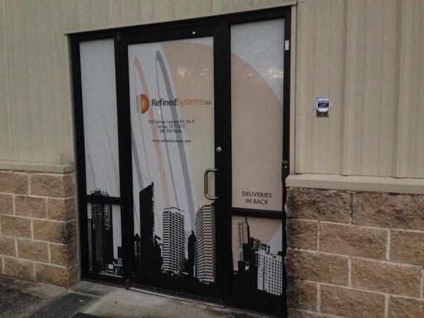 InkfloDotNet's tweet image. Sticky Perf done. @RefinedSystems front doors.