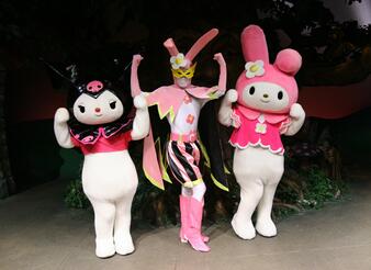 おねがいマイメロディ　ウサミミ仮面　ブロマイド