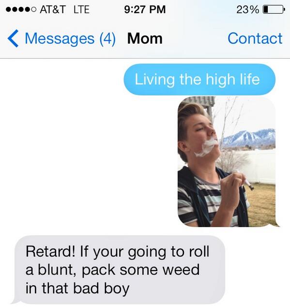 Is my mom normal? #FakeSmoking