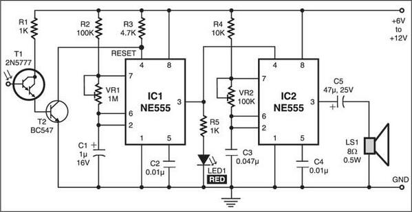 efycon's tweet image. Sensitive Optical Burglar Alarm
#burglaralarm #stable #multivibrator #555timer
electronicsforu.com/newelectronics…