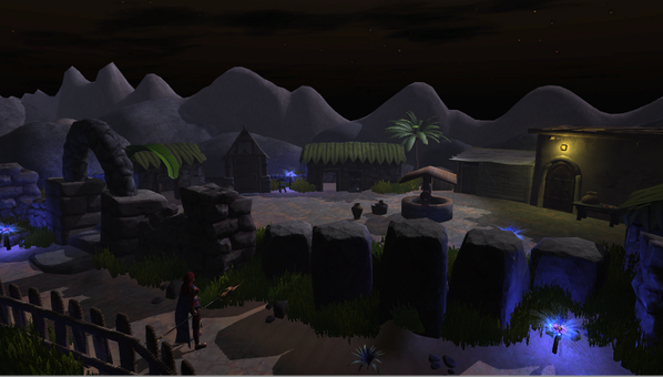 SmallCaveGames's tweet photo. A little village in Legend of Kilflame.  #gamedev #screenshotsaturday #unity3d http://t.co/9c52gNjtVn