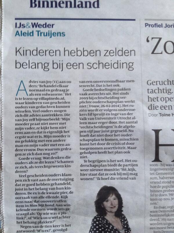 bugterd's tweet image. #scheiding goed artikel vandaag in de Volkskrant@BureauMayet