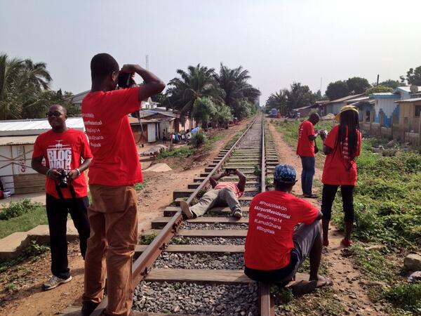 kajsaha's tweet image. The arranged photo of the day feat. @attigs +pad on the railway! #BlogWalk #photowalkgh