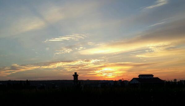 Sunrise this morning in Centurion, awesome.