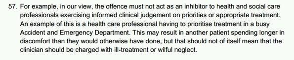 If you're worried about the new criminal offence of wilful neglect, maybe this will help?  #NurChat