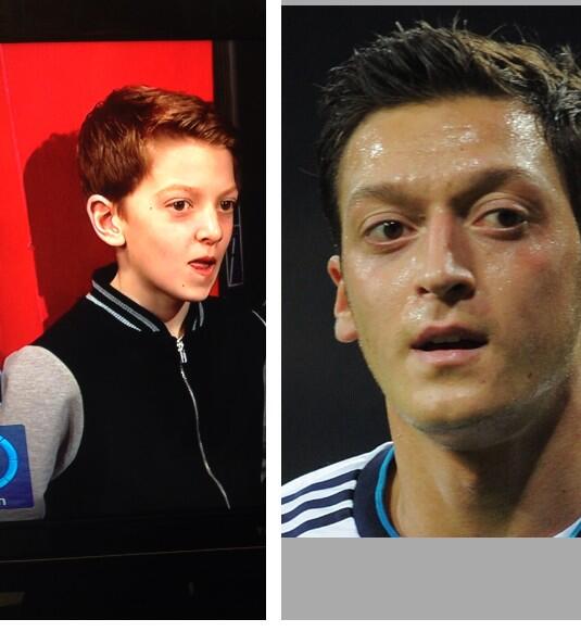 prefer_facebook's tweet image. @SoccerAM Rory Delap's son looks strangely like mesut ozil