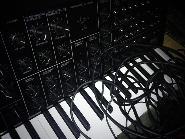 Layering up on new recording #Korg #MS20