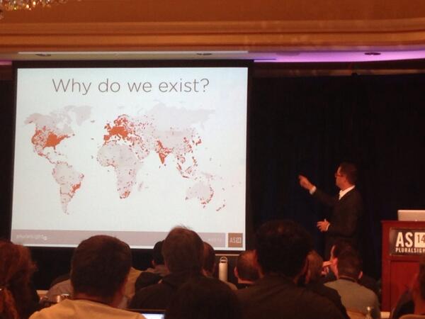 pluralsight's tweet photo. We're bringing technology training to the world! @skonnard is giving a great keynote at #AS14 http://t.co/KtjDXjAYic