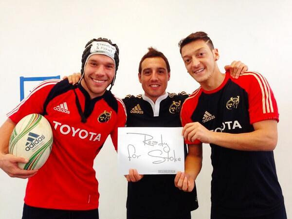 Arsenal's preparations are in full flow ahead of Stoke away.