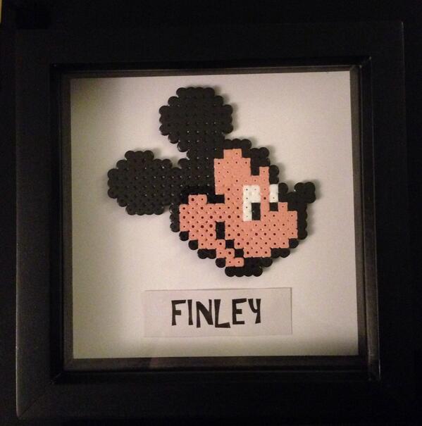 crafty_chicka's tweet photo. Personalized 3D hama bead picture http://t.co/j5gQXSTJED