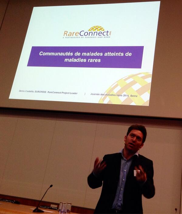 BLACKSWANFound's tweet image. @ProRaris Swiss #RDD14 , @RareConnect presented by @rarecare a powerful tool for #RareDisease #REACTCommunity