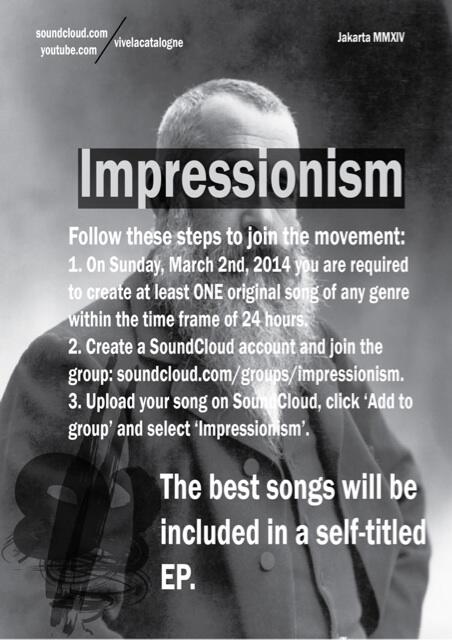 "Impressionism" Let the world hear your tunes! all you need to do is to follow these steps(catalognemusic@gmail.com)