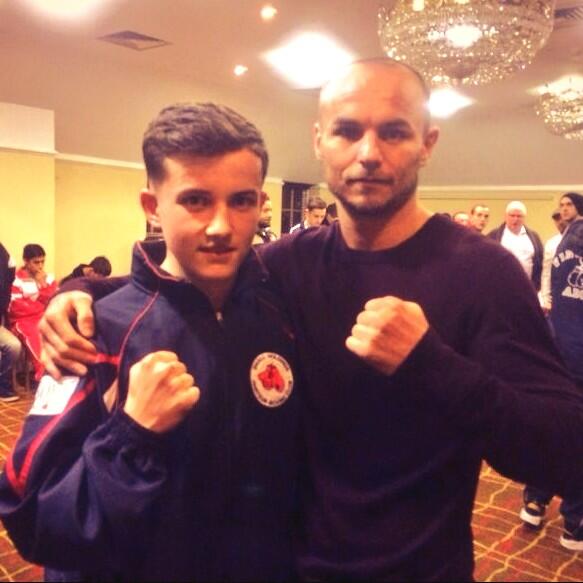 alfiesharman01's tweet image. Me and @KevinMitchell6 last night at @NewhamBoxingABC home show ... Lovely fella