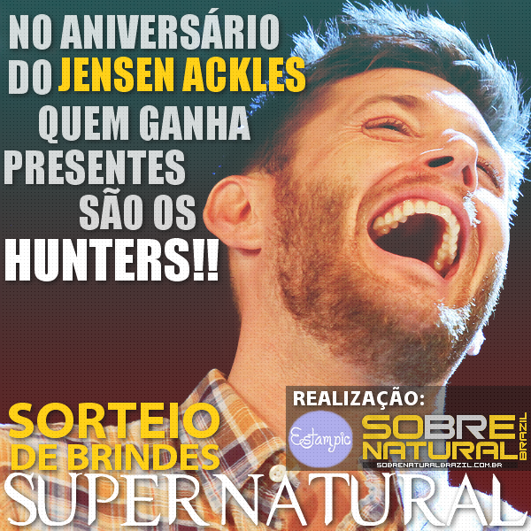 BRsobrenatural's tweet photo. #HappyBirthdayJensenAckles No aniversário do Jensen, VOCÊ ganha PRESENTE! Participe: http://t.co/AsvW3LEOeB SORTEIO! http://t.co/5cWzGYHsKU