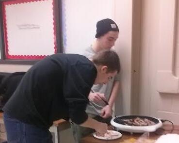 Homemade Bread, Eggs, Potatoes...YUM!