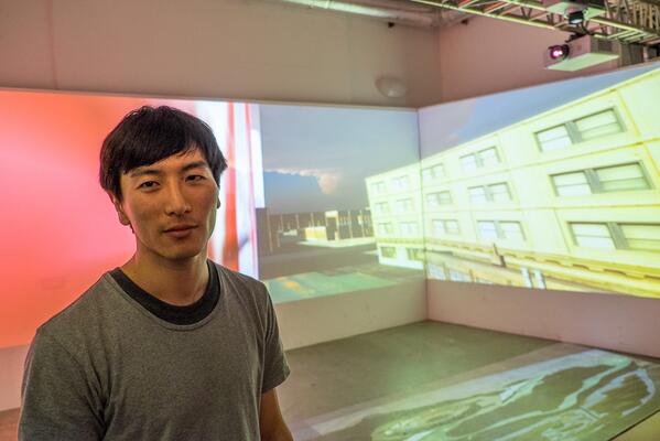 s_o_f_t_w_a_r_e's tweet image. @prosthetic's new versioning of Bonus Levels @V_and_A last night - Utopian game play...