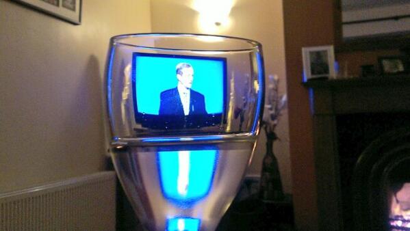 daithihurley's tweet photo. Is Enda's glass half full or half empty? http://t.co/sfDwDaIQaZ