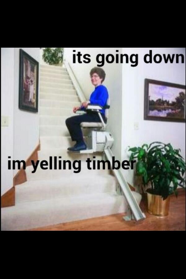 I'm yelling timber