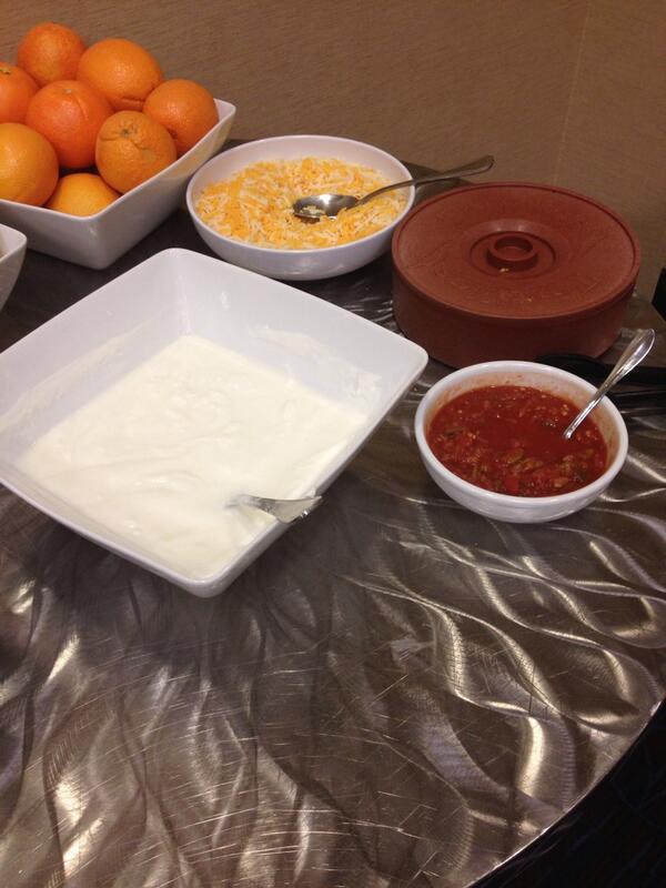 ArizonaSwimDive's tweet photo. Marriott served breakfast tacos this morning...I wish they labeled this yogurt. #failedTaco #NoLosBetos #angrymanager http://t.co/S2SneDoRZS