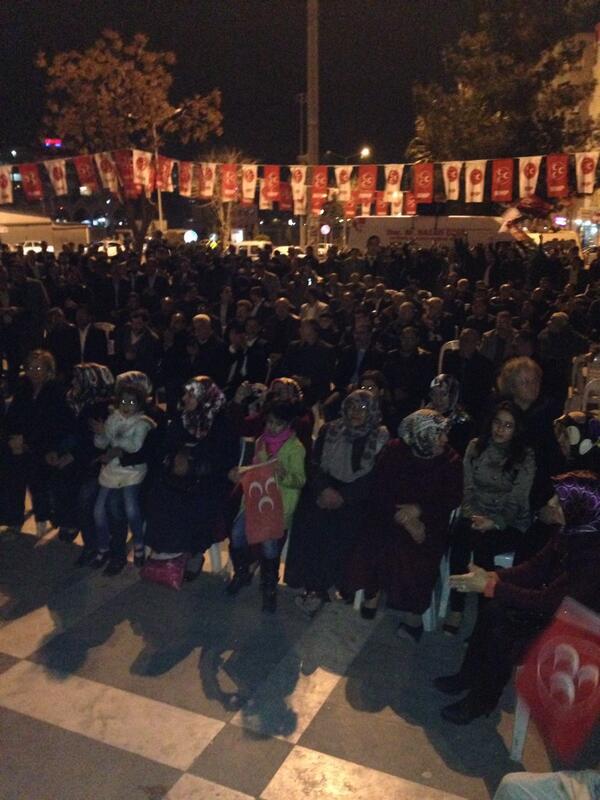 Topçumeydanı seçim büro açılışımız mitinge dönüştü.