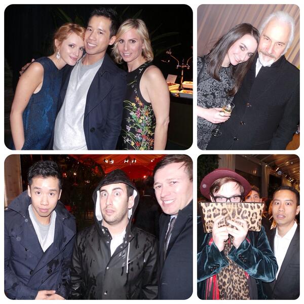 JaredEng's tweet image. We braved the rain for #Oscars parties @bellathorne @izakr @kyle_newman @justjasoneng @veronicabaker @TheRickBaker