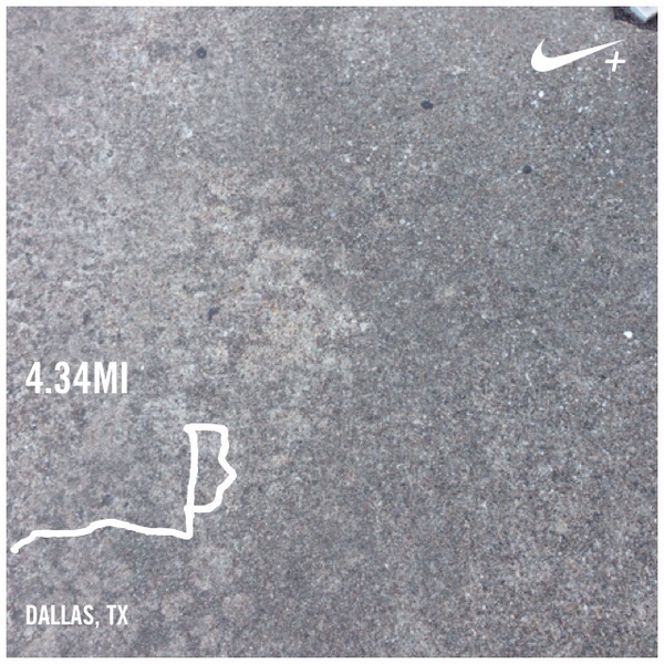 Luckypeake's tweet photo. I just ran 4.34 mi with Nike+. http://t.co/zigXeFyvFa #nikeplus http://t.co/71Wn35hTpn
