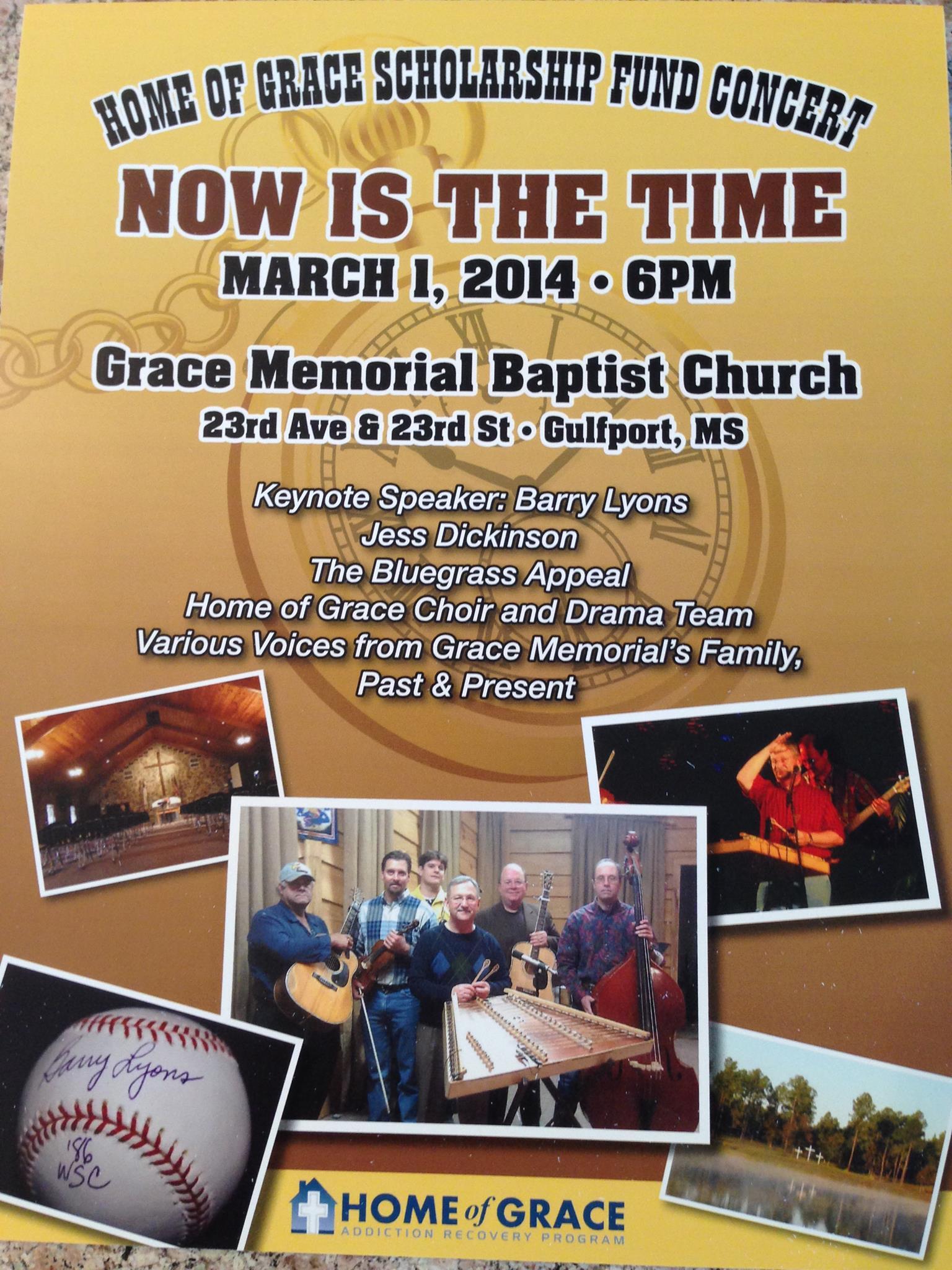 Home of Grace on Twitter "TONIGHT at 6 is GraceMemorialBC's concert benefitting homeofgrace