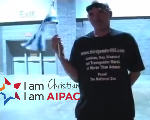 MaxBlumenthal's tweet photo. I am Christian. #IAmAIPAC http://t.co/N9ZnfyBm3E