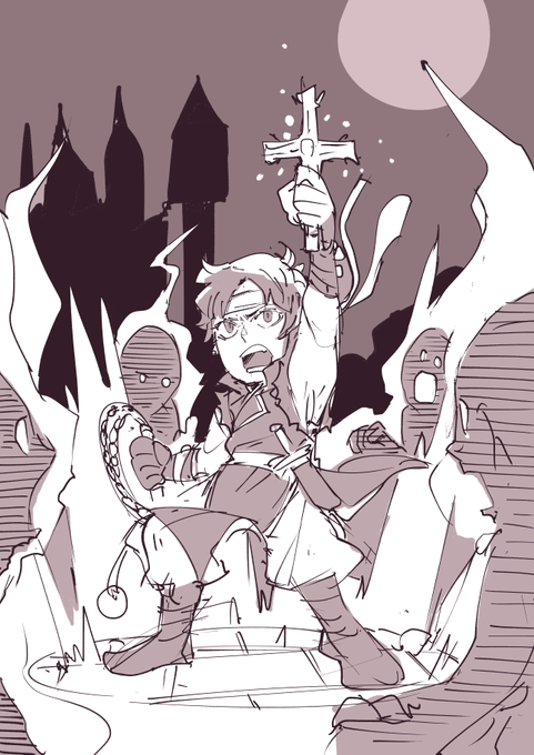 お絵かき:悪魔城ドラキュラXX リヒター 