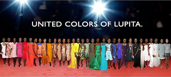 ELLEmagazine's tweet image. .@LupitaNyongo is a beautiful rainbow: on.elle.com/1fyIOWc