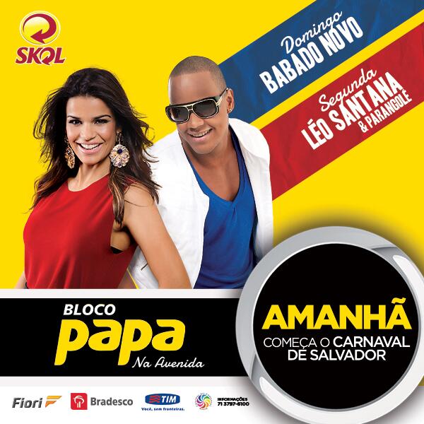 OficialPapa's tweet photo. Estamos ansiosos para ver vocês amanhã!
Até amanhã, gente.

#BLOCOPAPA #ABELA #OFERA http://t.co/ZgIUCdKnXC