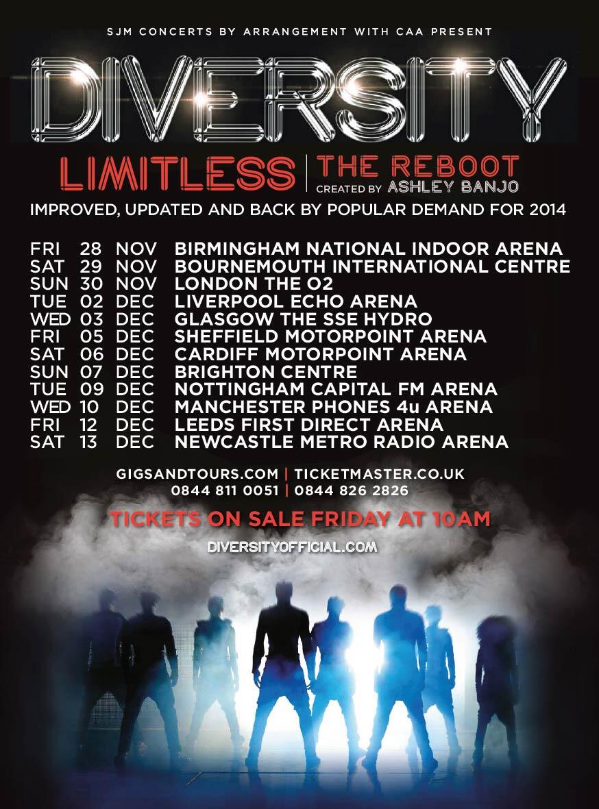 Diversity announce new UK tour 'Limitless The Reboot'!
