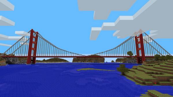BuildsMC's tweet photo. Golden Gate Bridge http://t.co/aW2owrGGpM