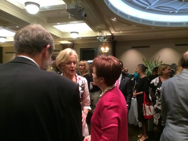 rfiolet's tweet image. Great to see @VCdeakin chatting with #QuentinBryce at this mornings goodbye function. Two brilliant women!