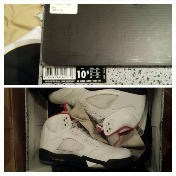 montablo5's tweet photo. For Sale 
Jordan Retro 5 Fire Red 
size 10.5 looking for $220 shipd obo http://t.co/VqLxWyJeZH