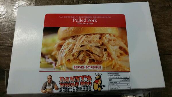 SK2building's tweet photo. What's for supper? Some awesome pulled pork from our great friends @DannyandBucks! Thanks fellas! #bbq #comeonsummer http://t.co/g7tyvO1UaE